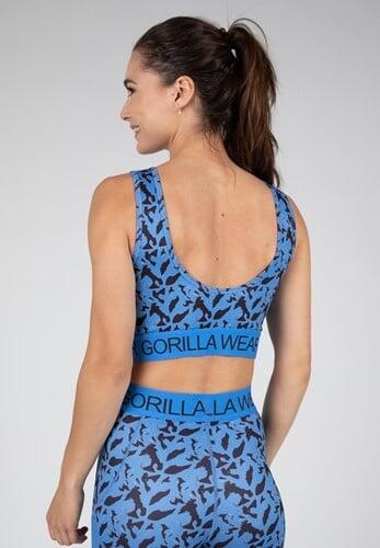 Osseo Top con cappuccio - Blu 2/6