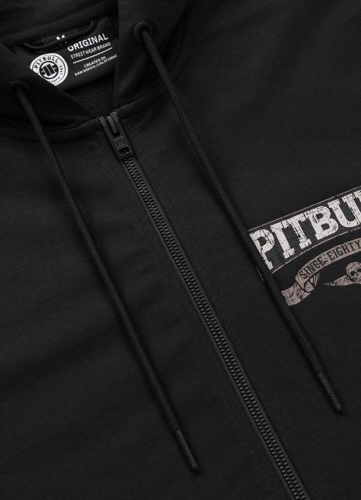 Pitbull Troublemaker Sweatshirt mit Kapuze und Reißverschluss für Herren 3/6