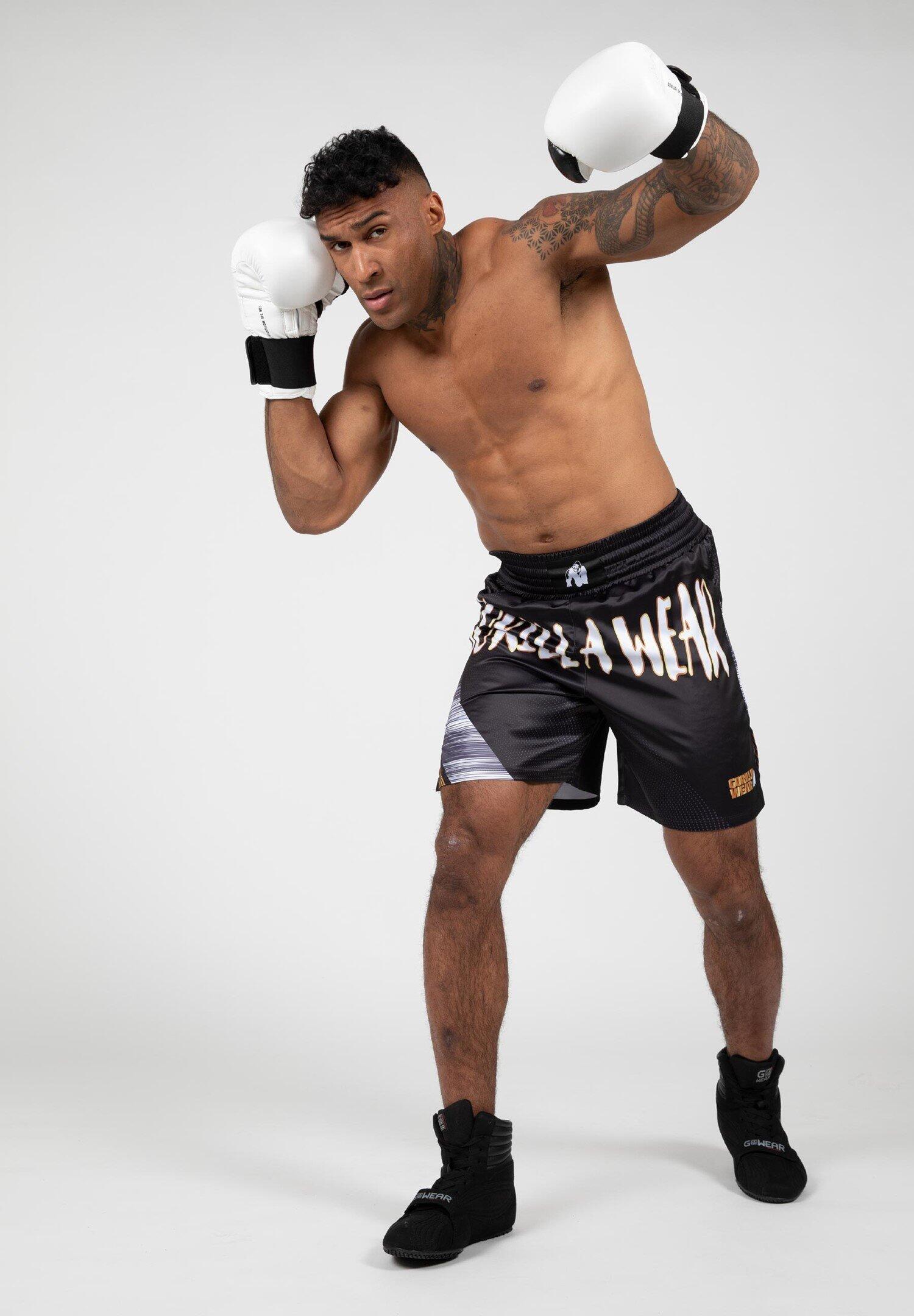 Clayton Boxing Pantaloncini - Nero/Oro 5/6