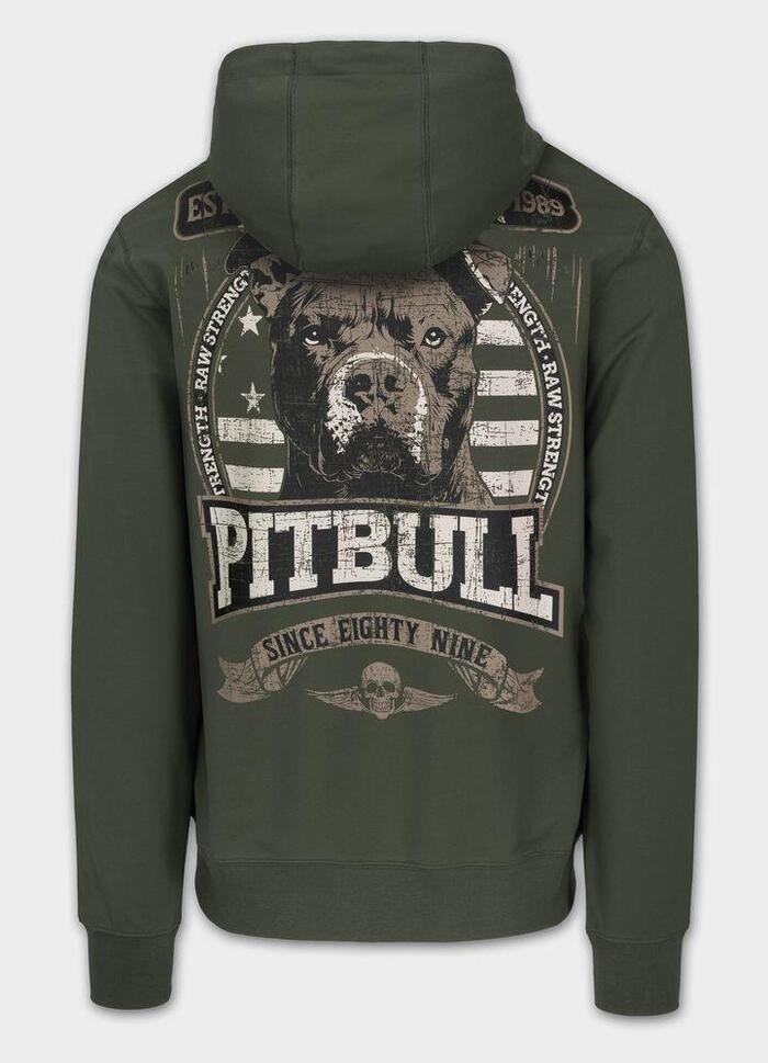 Bluza męska Pitbull rozpinana z kapturem TROUBLEMAKER
