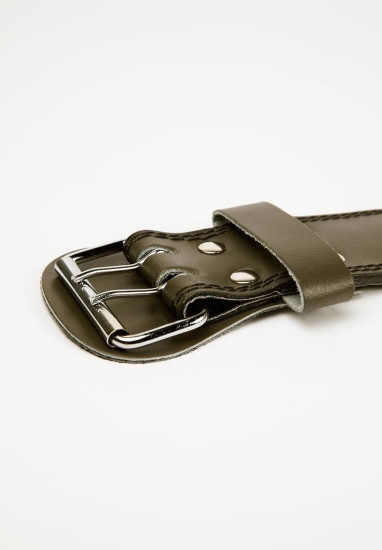 4 Inch Padded Leather Lifting Belt - Legergroen 5/6