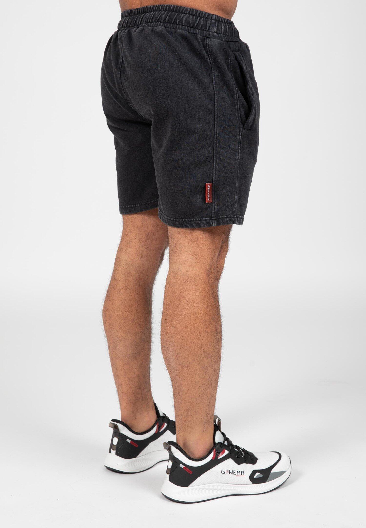 Curtis SweatShort - Washed Grau 3/6