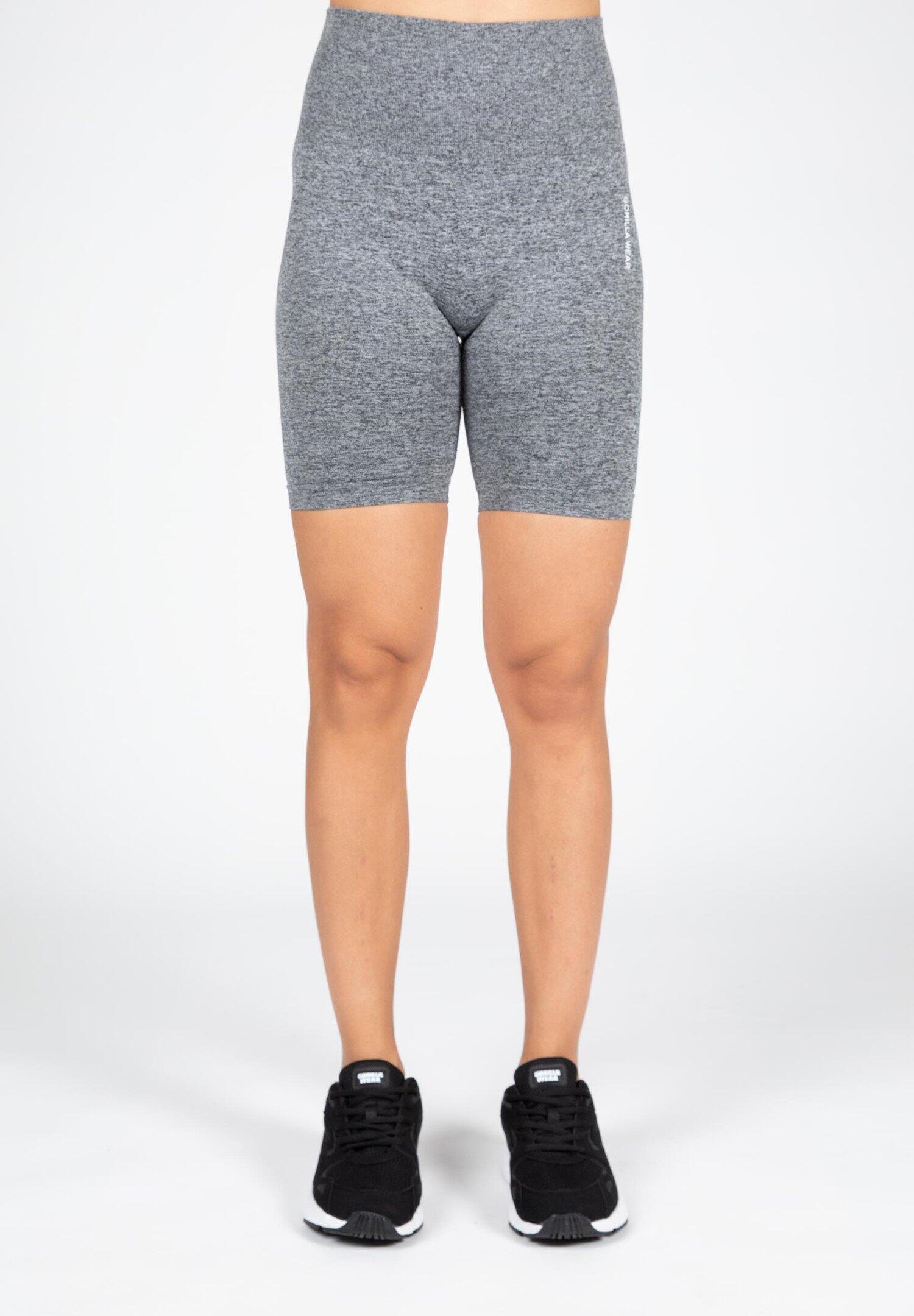 Quincy Senza soluzione di continuità Cycling Pantaloncini - Grau Melange 5/6