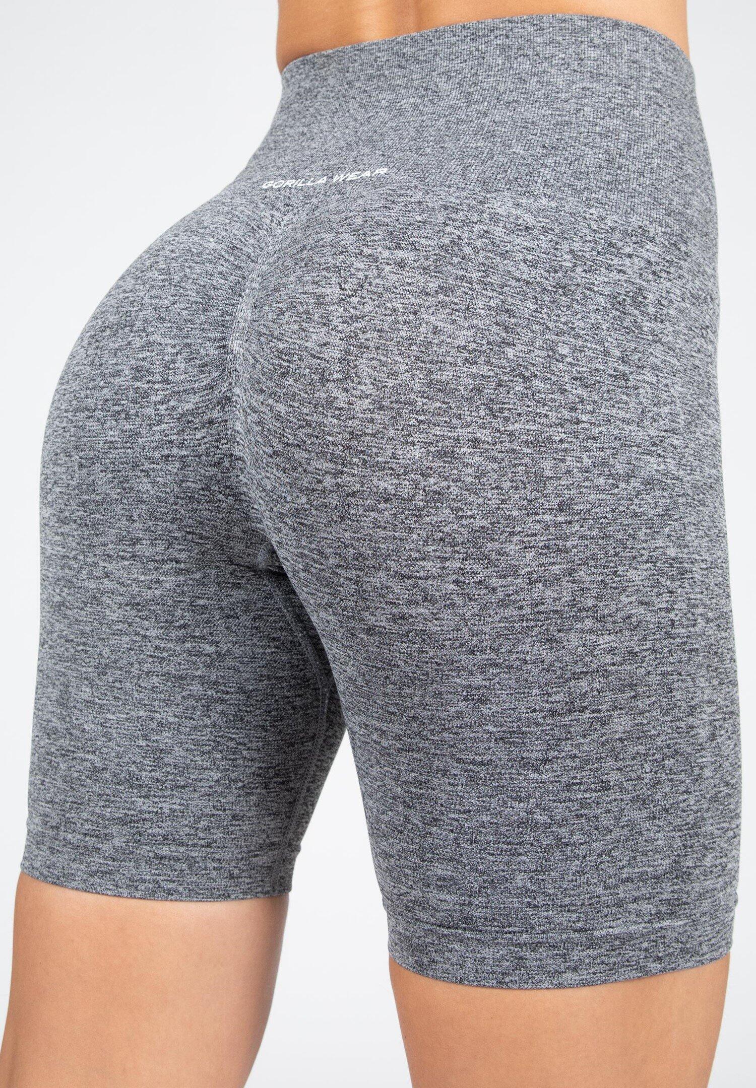 Quincy Senza soluzione di continuità Cycling Pantaloncini - Grau Melange 4/6