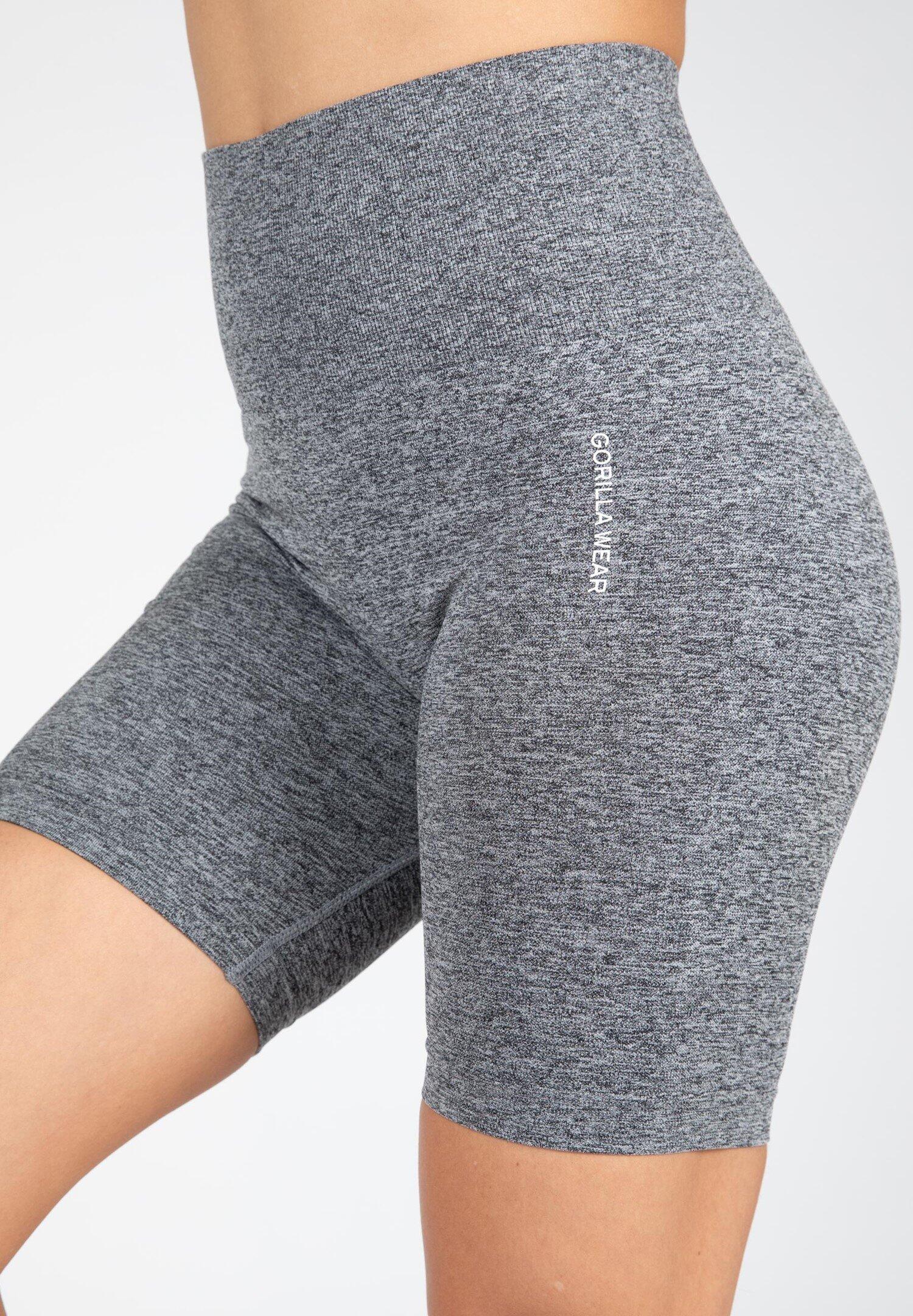 Quincy Senza soluzione di continuità Cycling Pantaloncini - Grau Melange 2/6