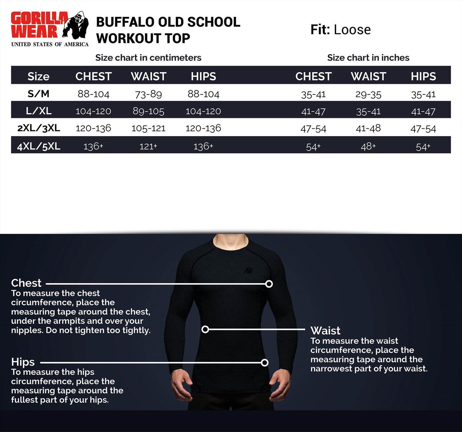 Buffalo Allenamento vecchia scuola Top - Nero/Rosso 2/7
