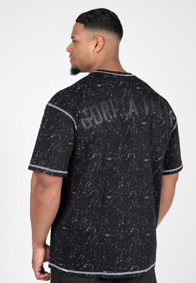 Saginaw Duże rozmiary Koszulka - Washed Czarny