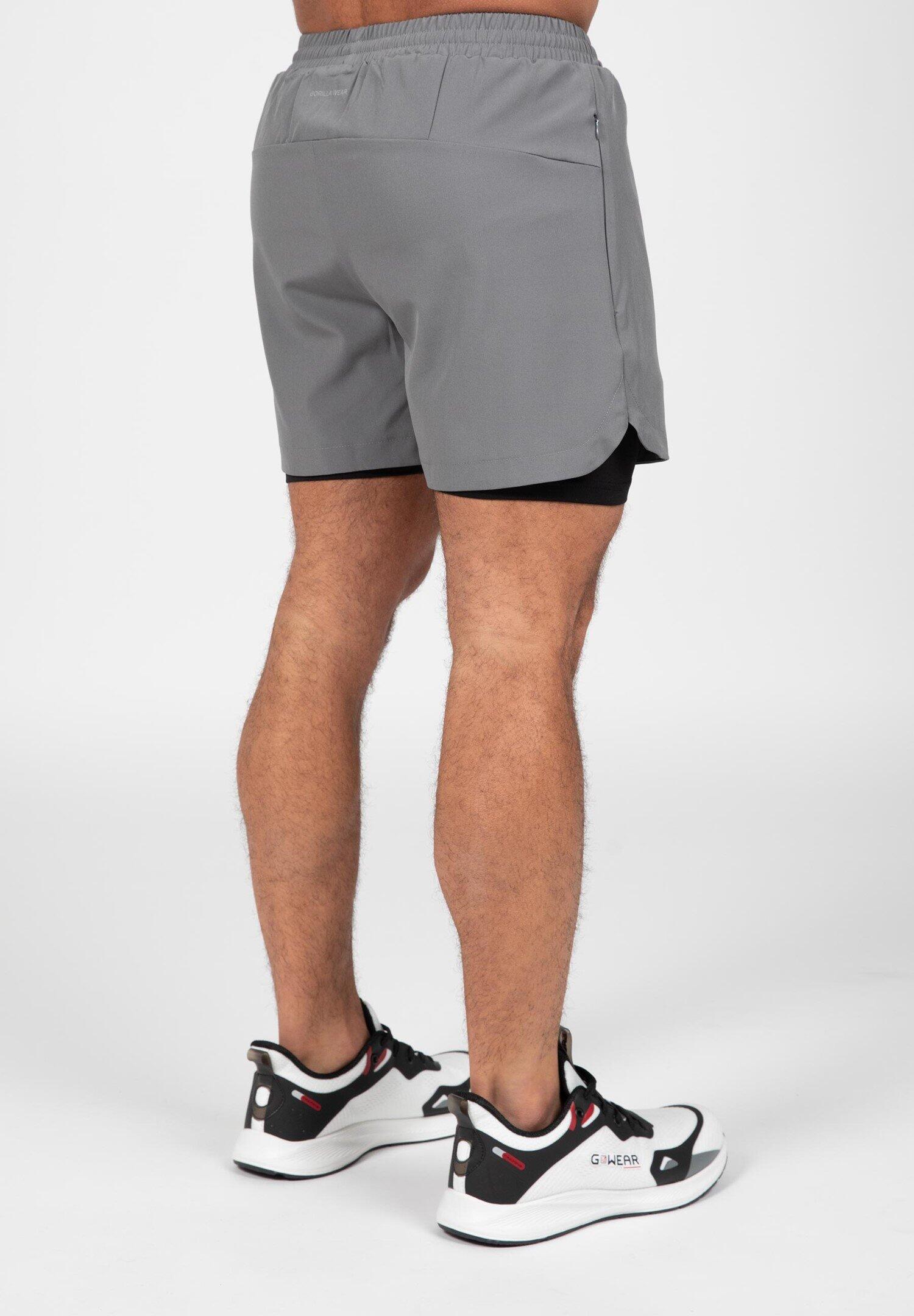 Cortez 2-in-1 Shorts - Antraciet 2/6