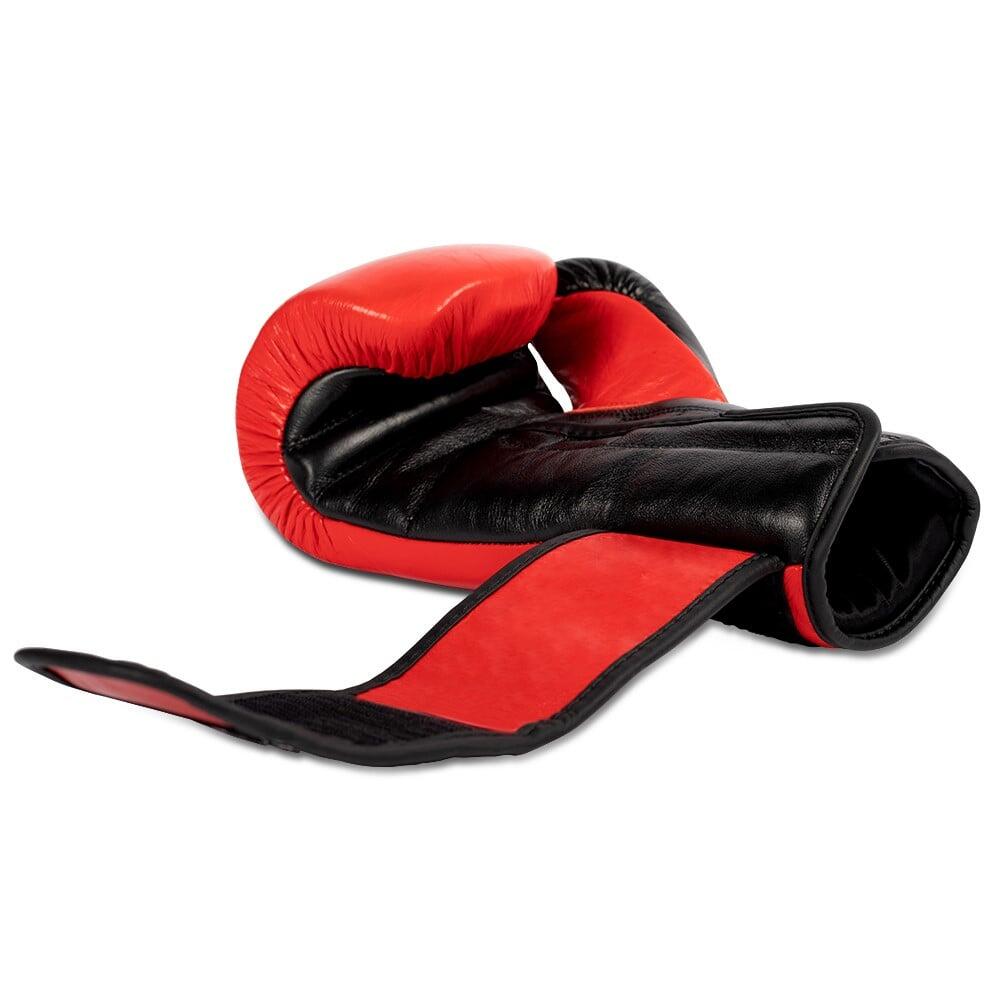 Ashton Pro Guanti da boxe - Rosso/Nero - 18oz 6/6