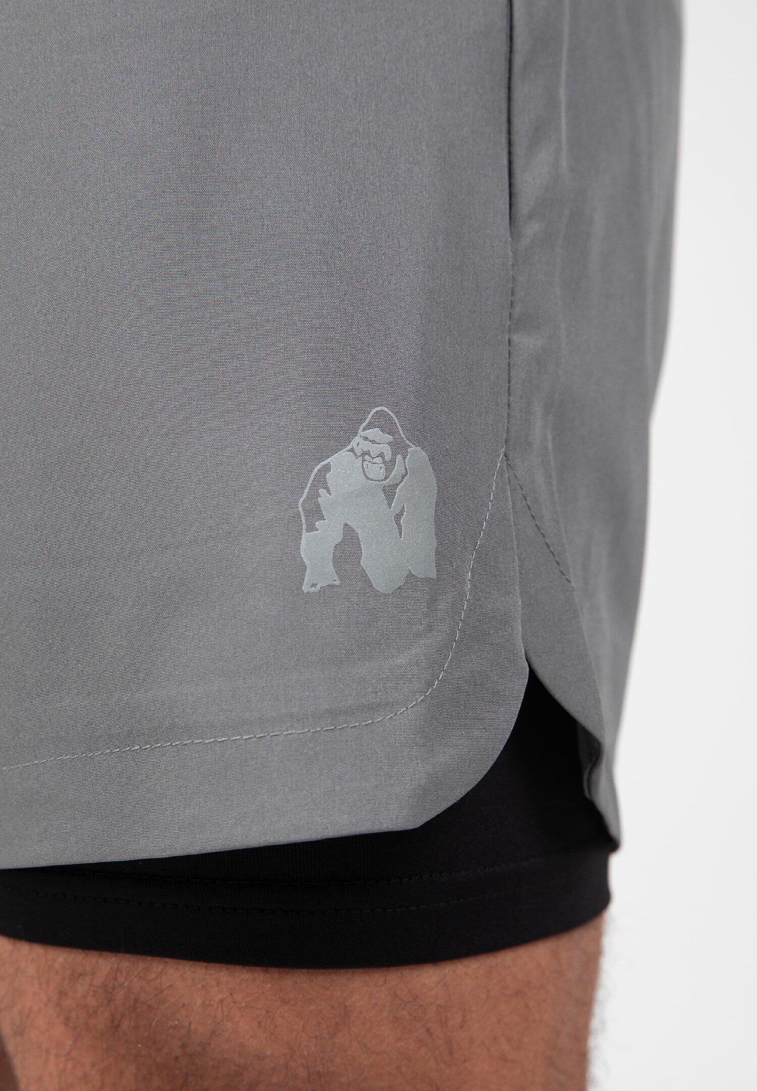 Cortez 2-in-1 Shorts - Antraciet 5/6