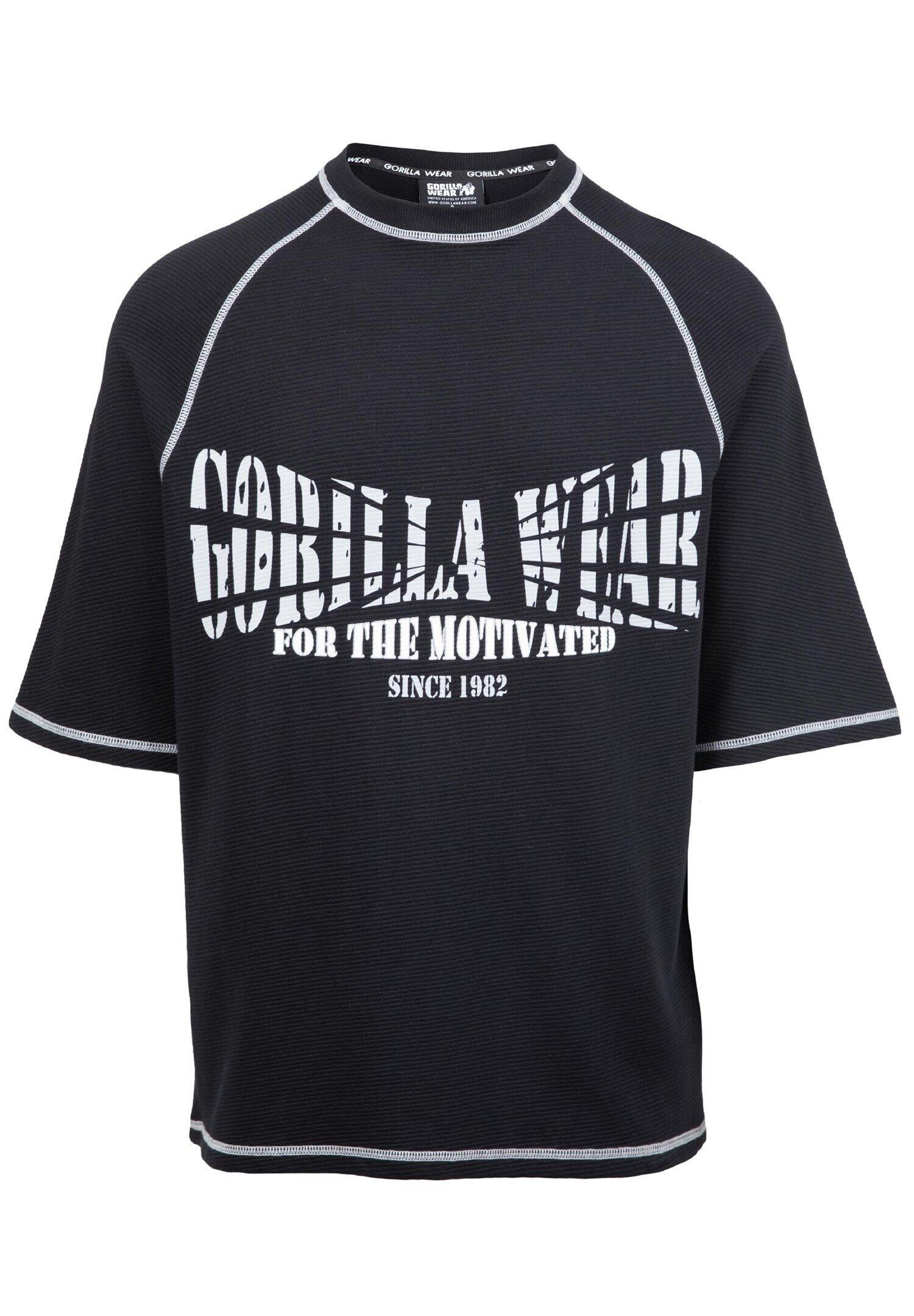 Finley De gran tamaño Camiseta - Negro/Rojo 2/6