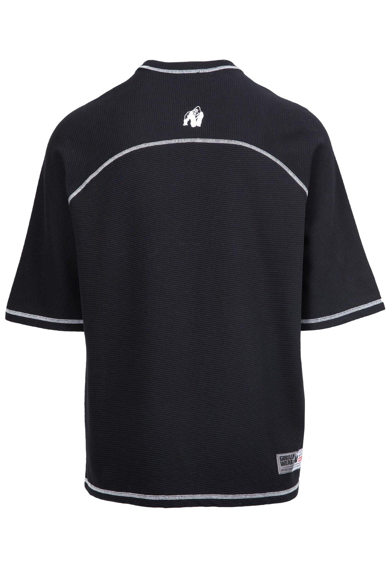 Finley De gran tamaño Camiseta - Negro/Rojo 3/6