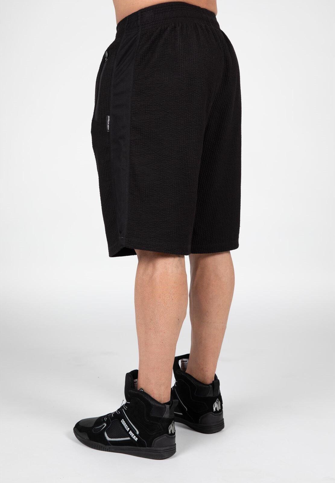 Augustine Vieja escuela Pantalones cortos - Negro/Rojo 2/6