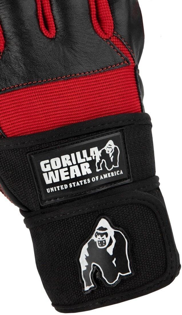 Dallas Wrist Wraps Gloves - Noir/Rouge 4/6