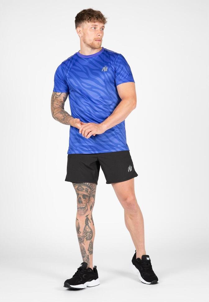 Koszulka fitness męska Gorilla Wear USA Washington z krótkim rękawem