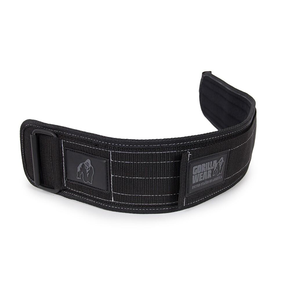 4 Inch Nylon Lifting Belt - Zwart/Grijs 5/6