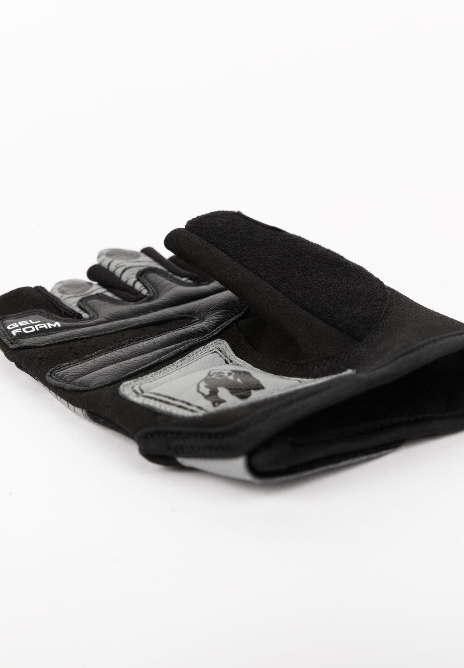 WoPour des hommes Gants de fitness 2.0 - Noir/Grau 2/3