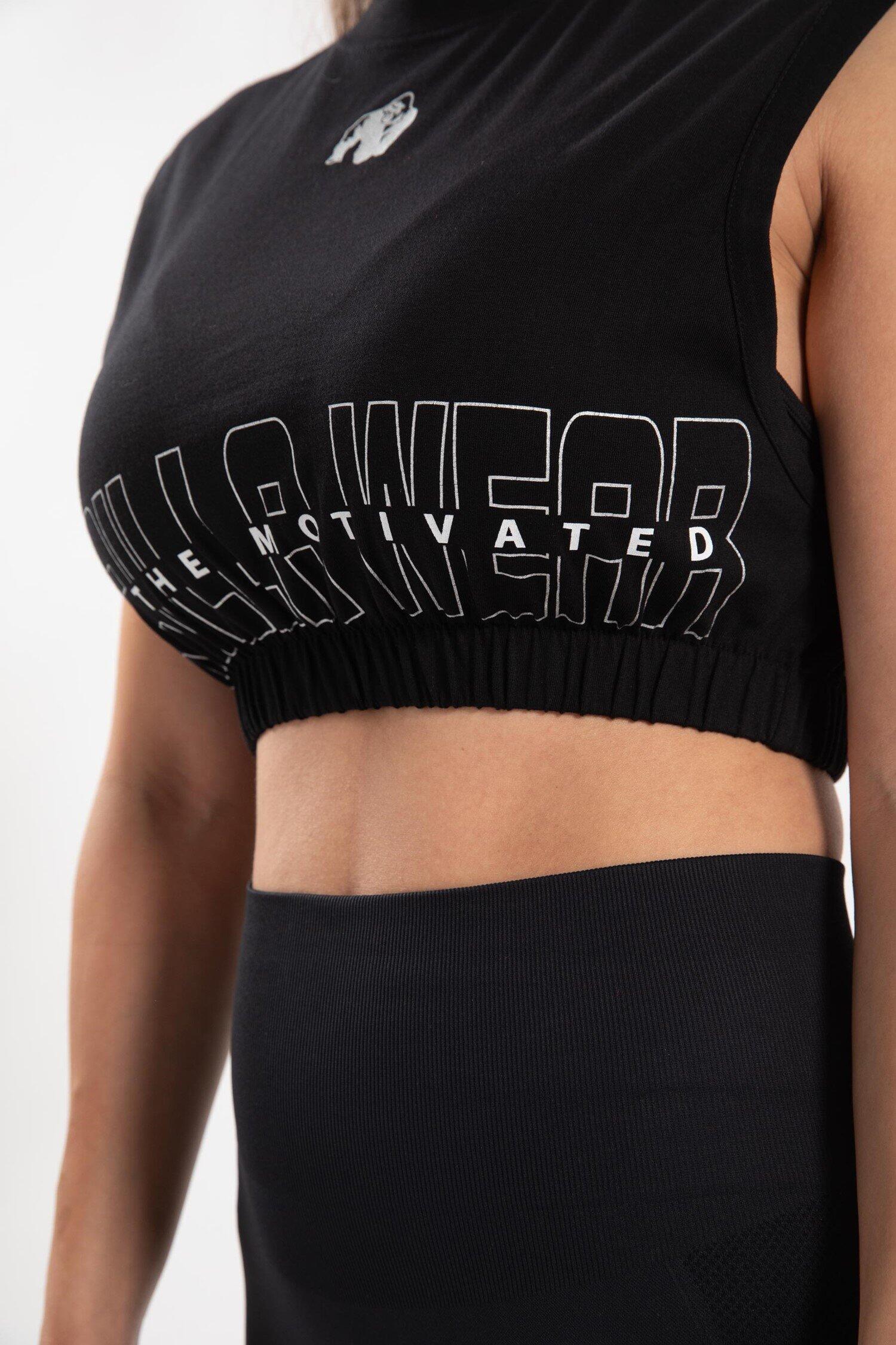 Albion Duże rozmiary Crop Top - Czarny 4/6