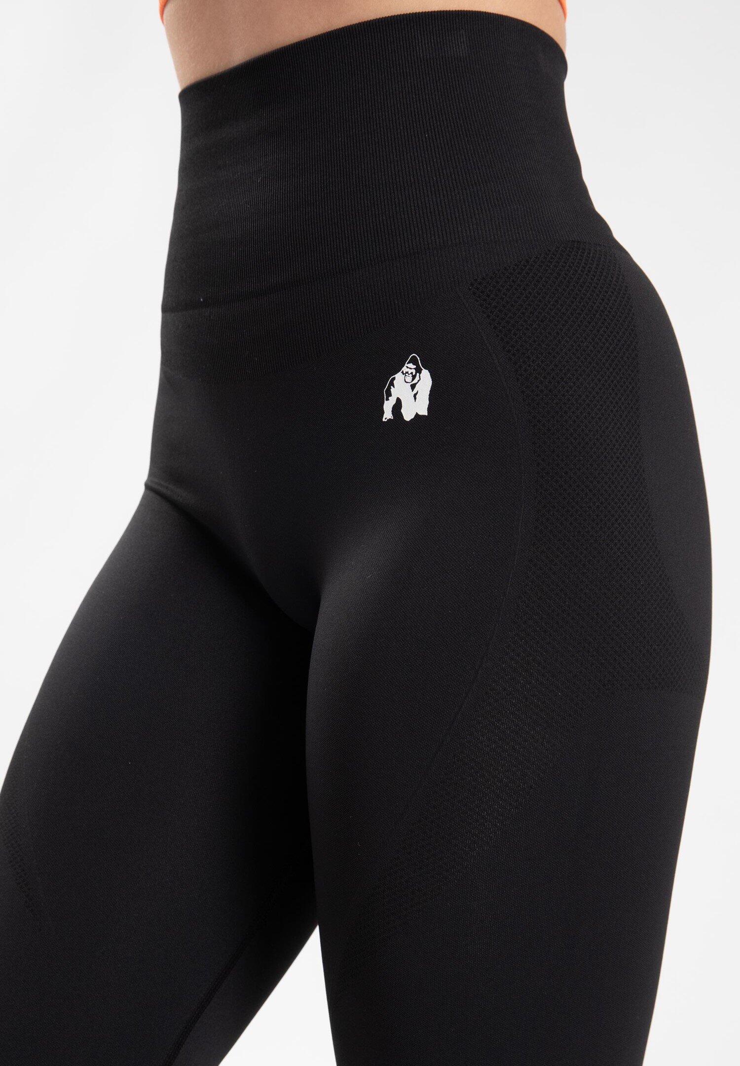 Olivia Sin costura Mallas - Negro 3/6