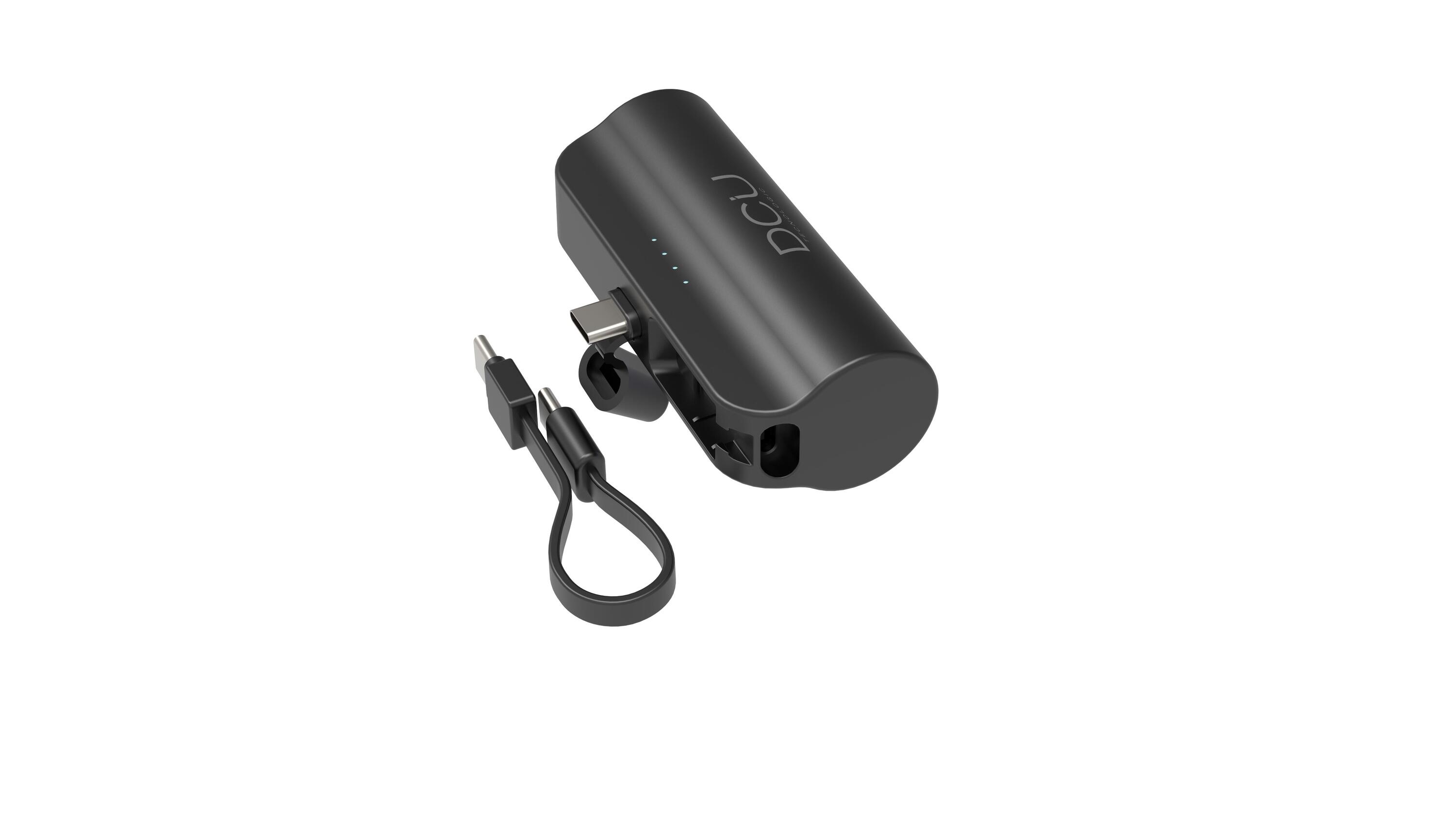 Batería externa de 5000mAh con conector USB-C y función de soporte 6/6