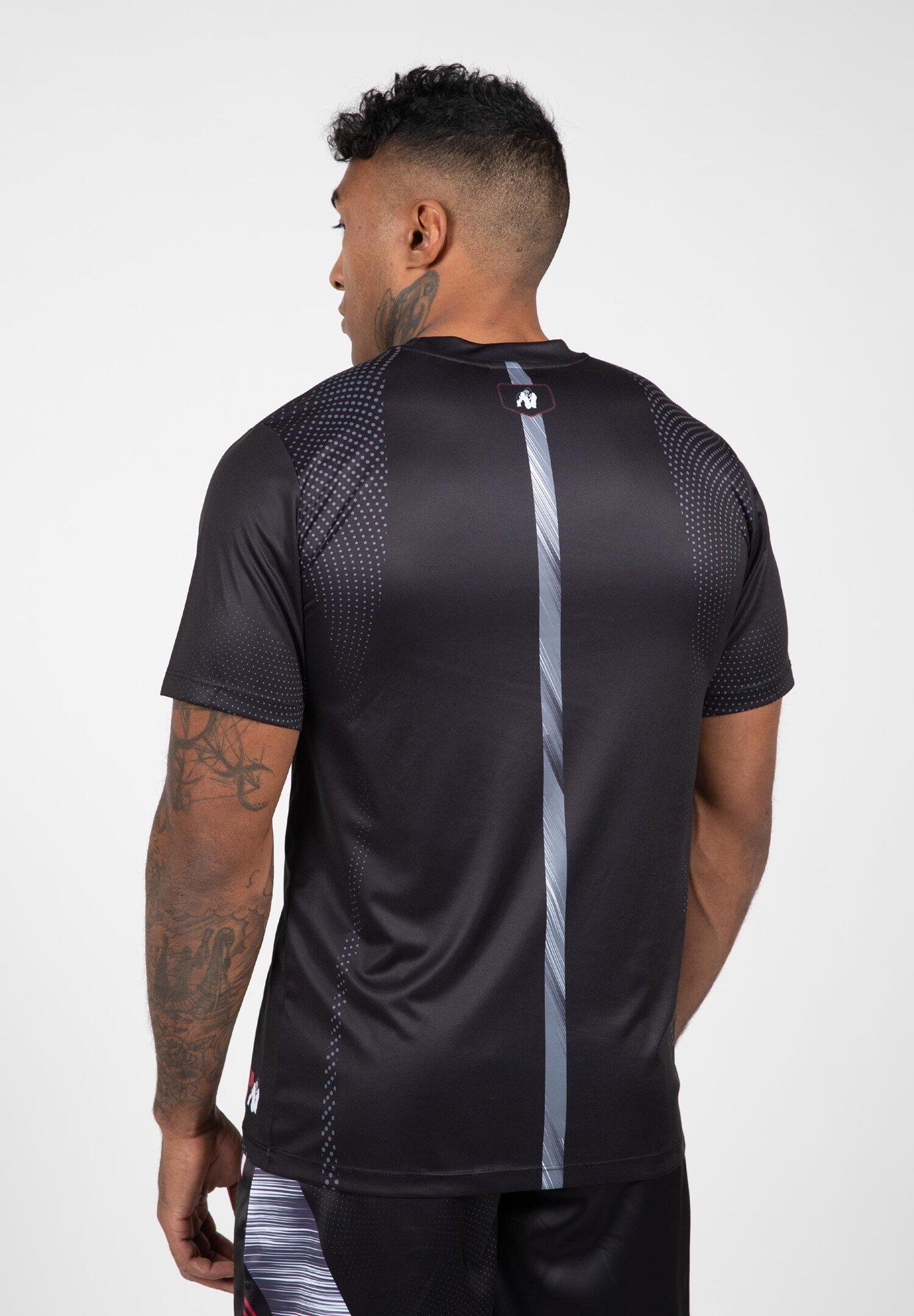 Clayton T-Shirt - Schwarz/Rot 3/6
