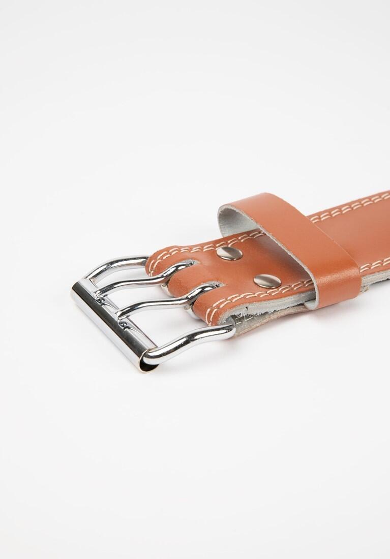 Ceinture de levage en cuir rembourrée de 6 pouces- Brun 5/6