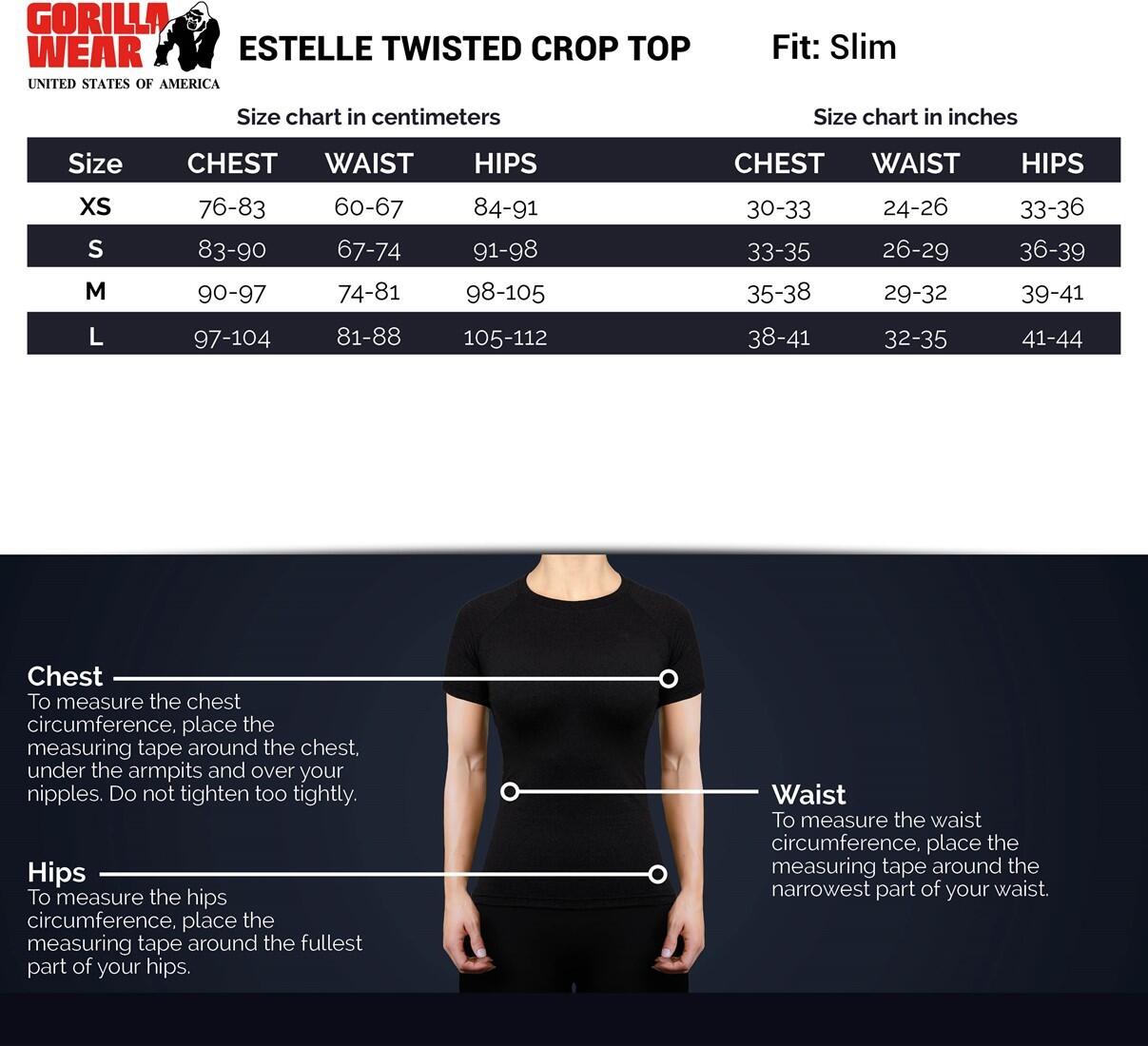 Estelle Twisted Crop Top - Zwart 4/7