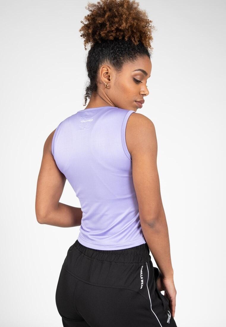 Estelle Twisted Crop Top ilac 2/7