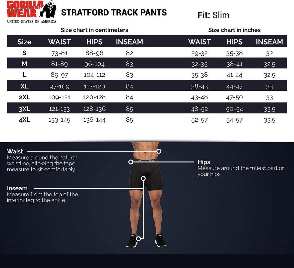 Stratford Track Spodnie - Czarny