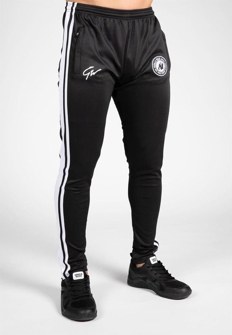 Pantalón Chándal Fitness Largo Hombre GORILLA WEAR Stratford Negro 3/6