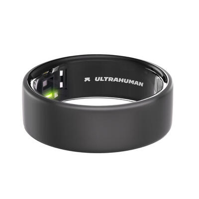AIR Smart Ring, Raw Titanium - Größe 8