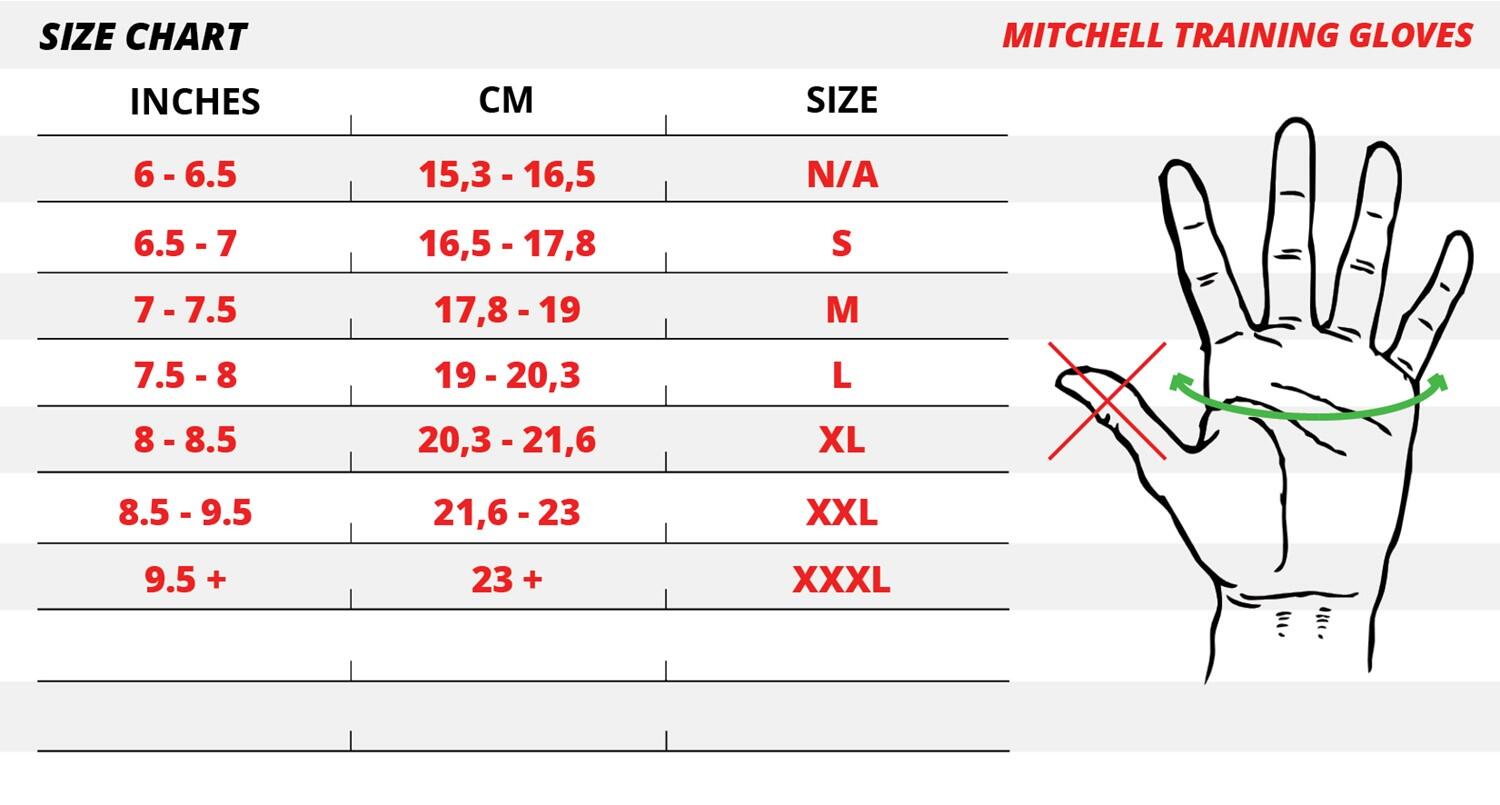 Mitchell Rękawiczki treningowe - Czarny 2/6