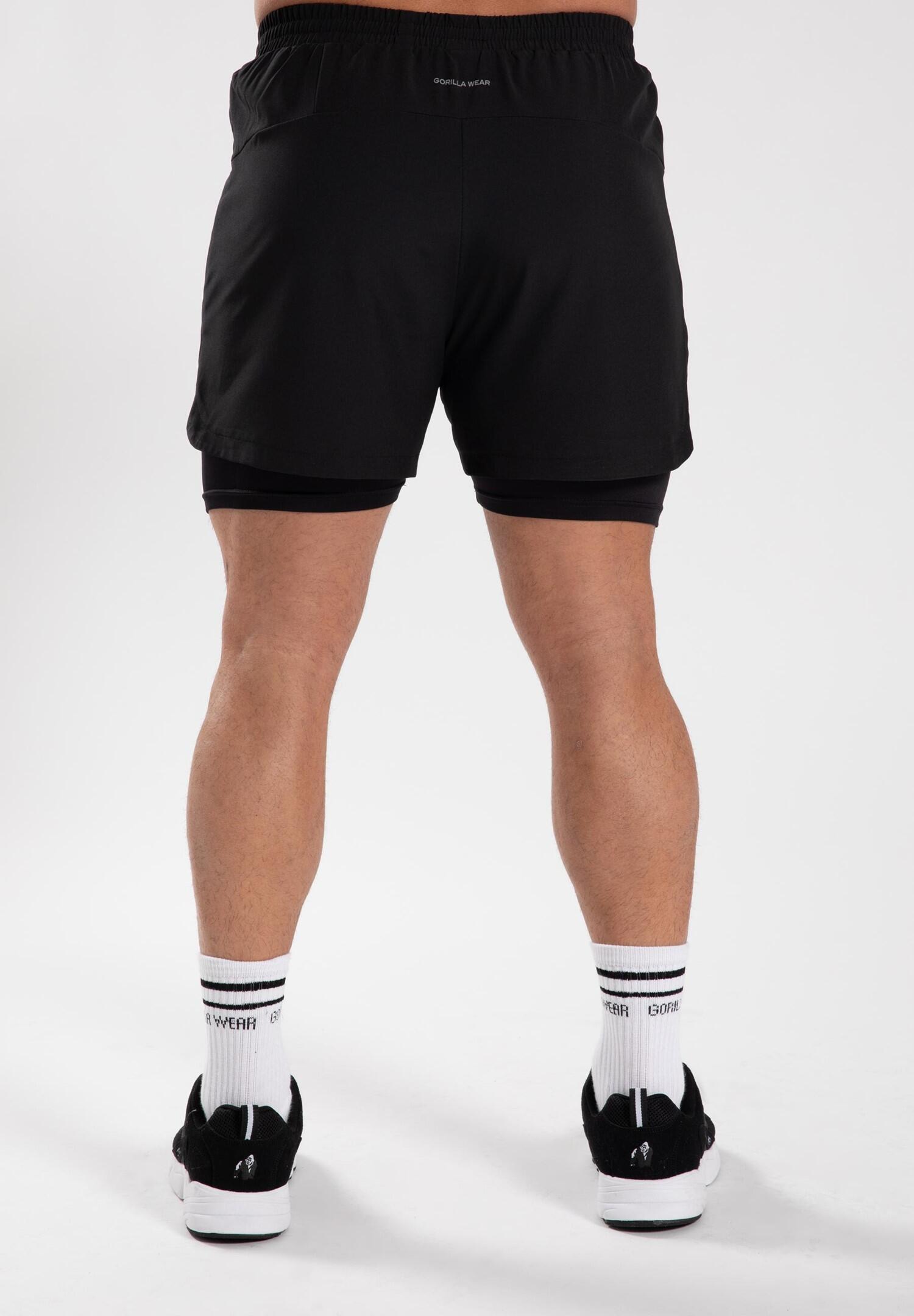 Cortez 2-In-1 Szorty - Czarny 4/6