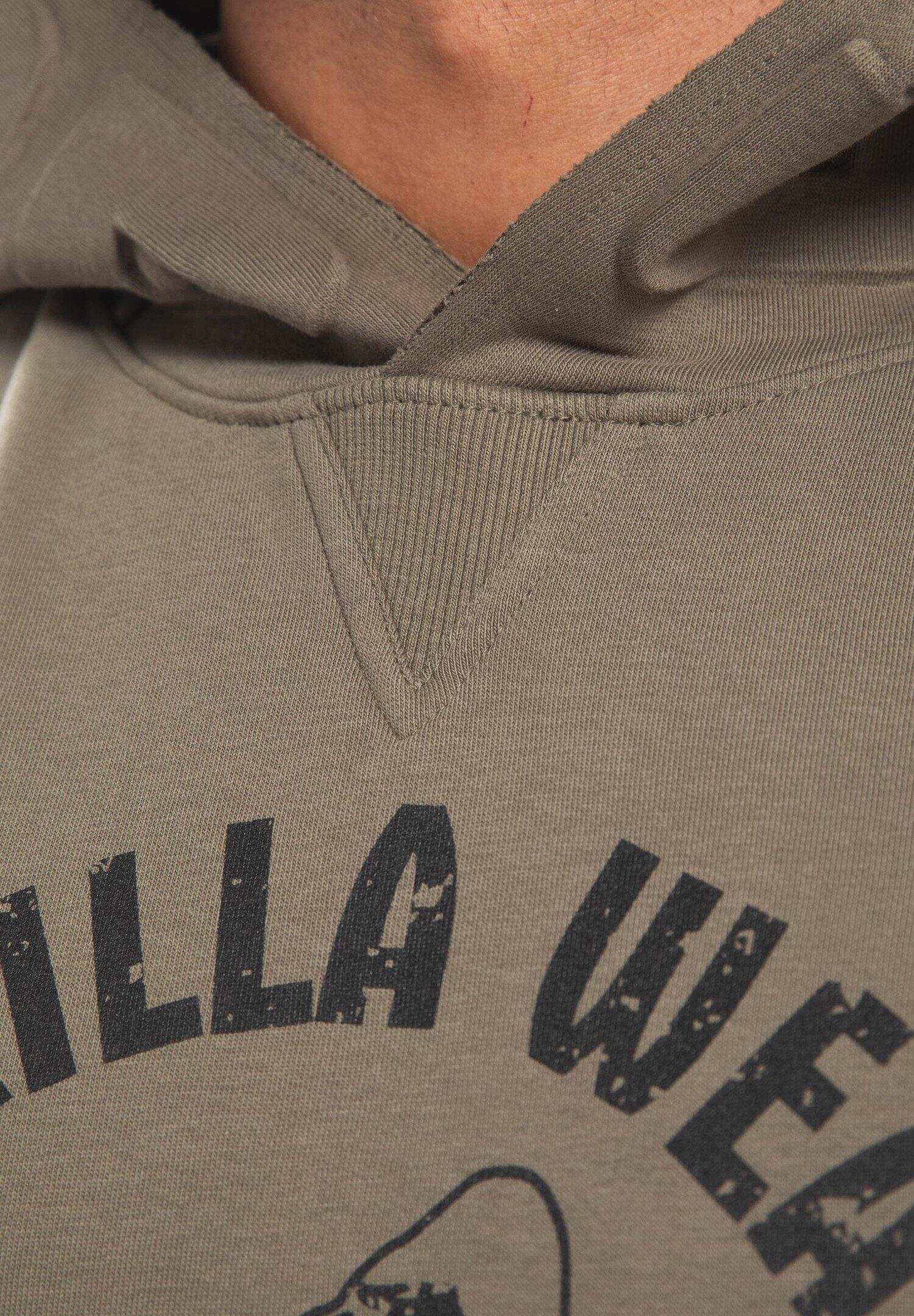 Marshall Felpa senza maniche con cappuccio - Army Verde 5/6