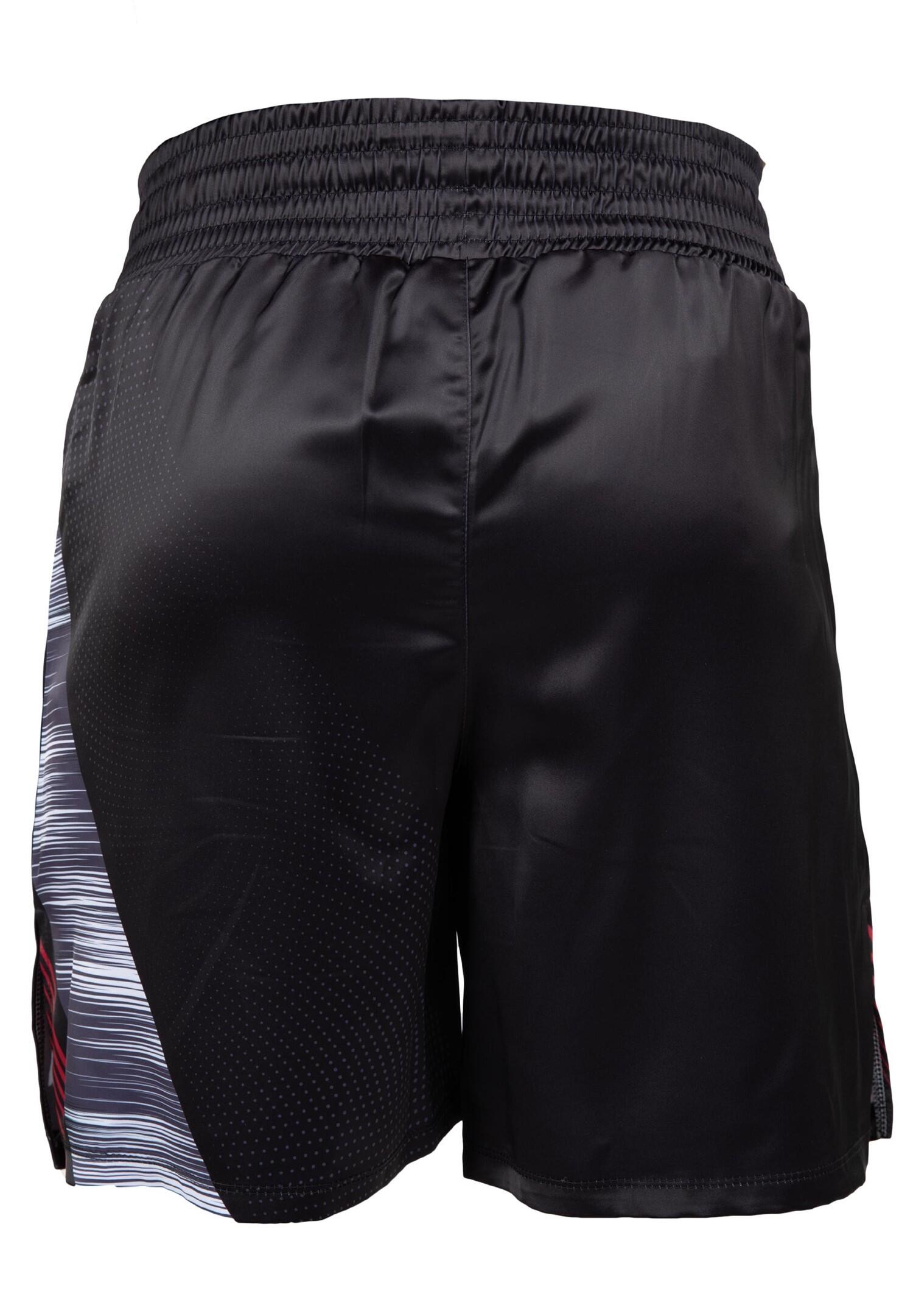 Clayton Boxing Kurze Hosen - Schwarz/Rot 2/6
