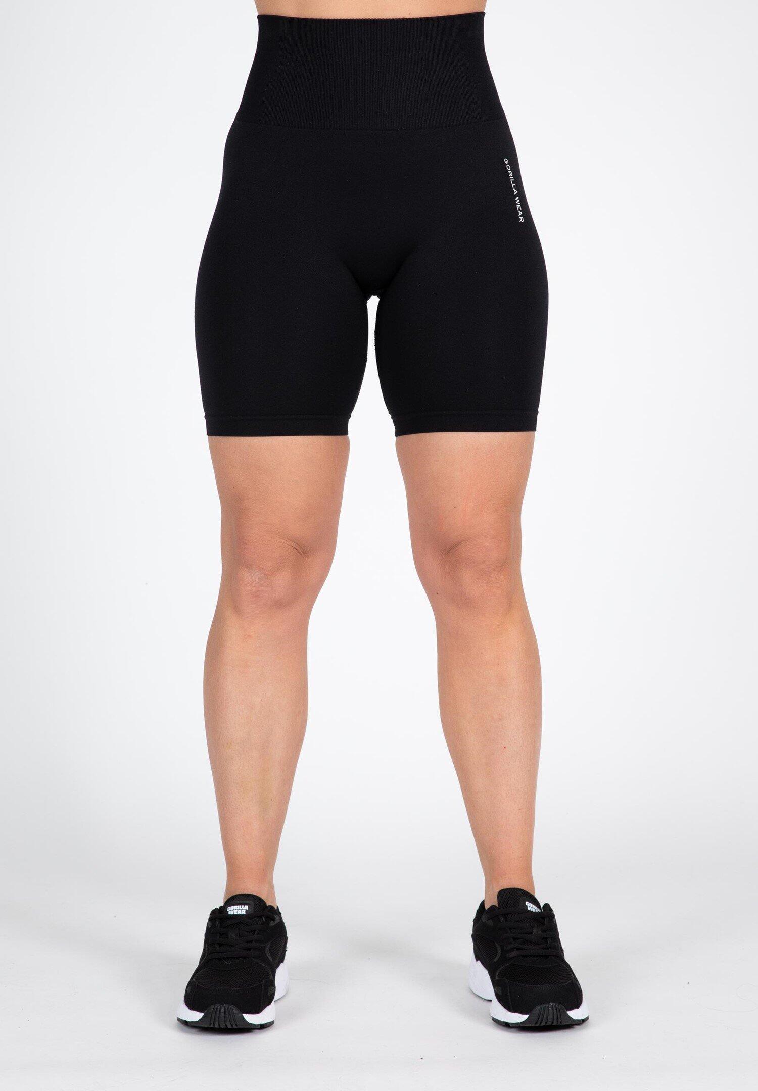 Quincy Senza soluzione di continuità Cycling Pantaloncini - Nero 5/6