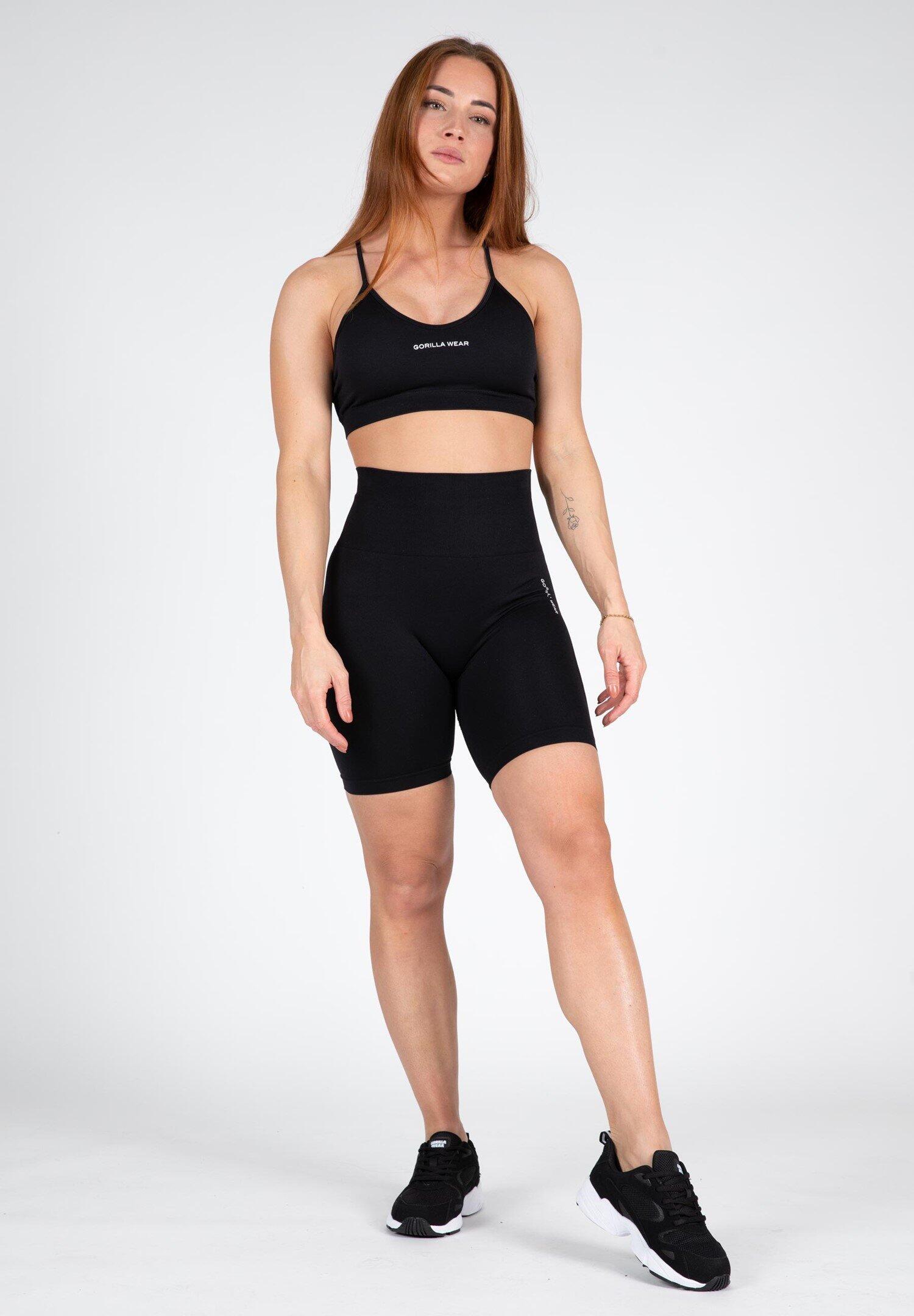 Quincy Senza soluzione di continuità Cycling Pantaloncini - Nero 6/6