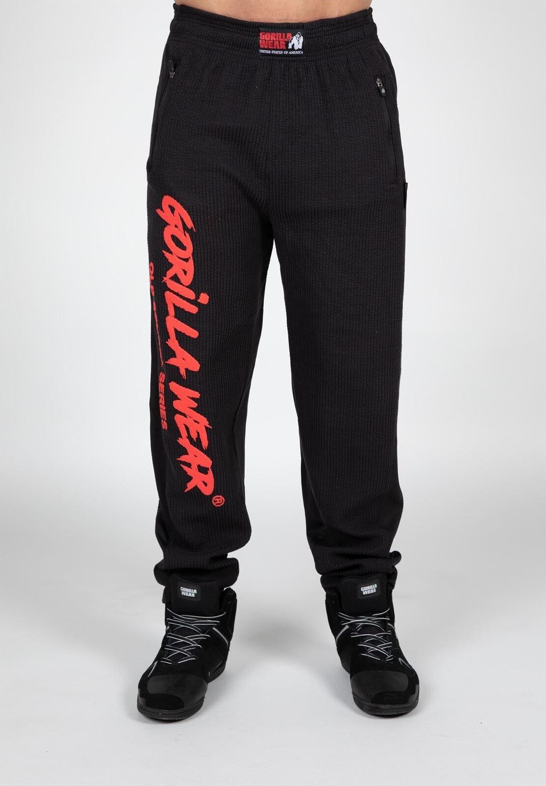 Augustine Vieille école Pantalon - Noir/Rouge 5/6