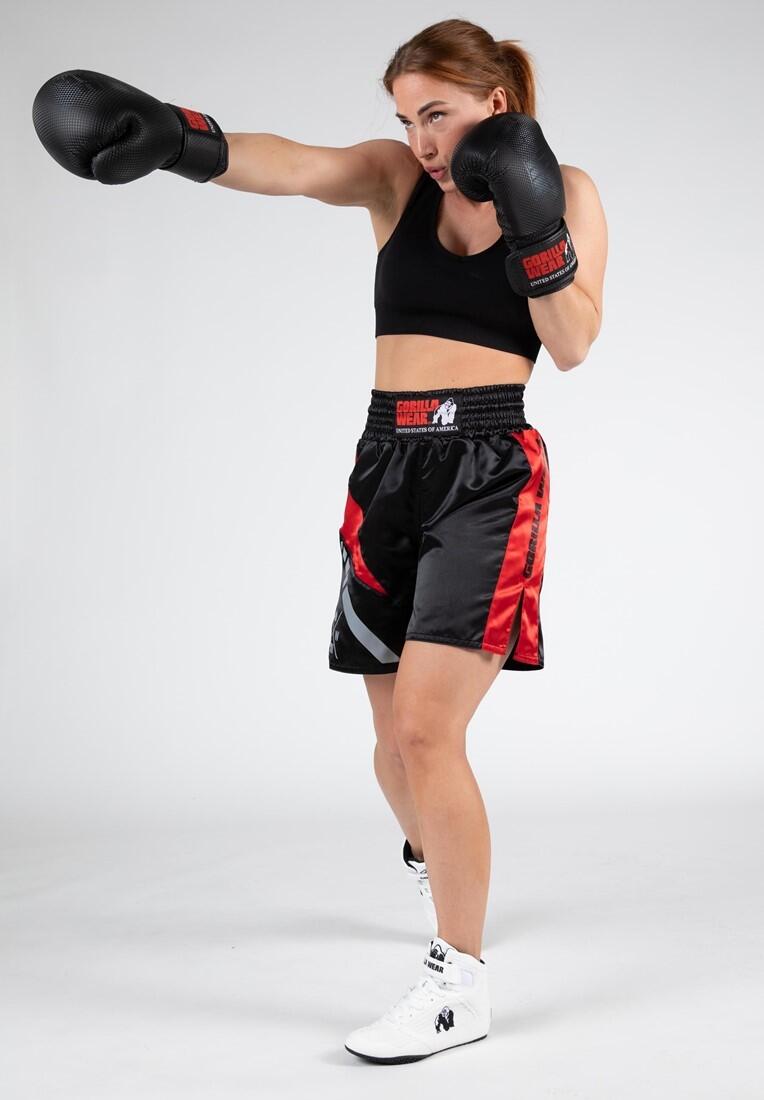 Hornell Boxing Shorts - Zwart/Rood 2/6