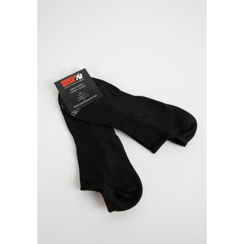 Chaussettes cheville 2-Pack - Noir - EU 39-42