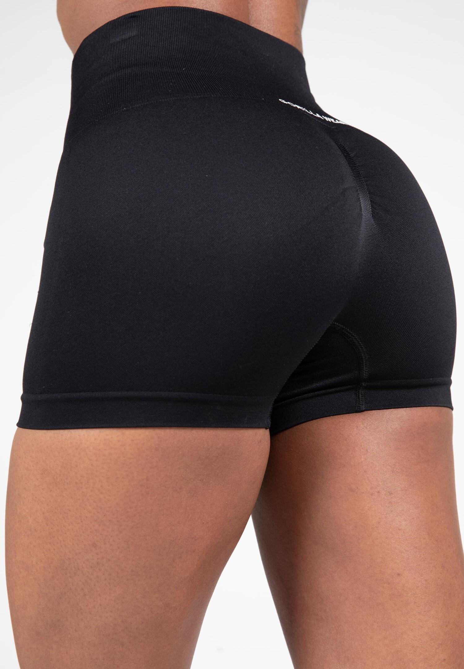 Quincy Sin costura Pantalones cortos - Negro 3/6