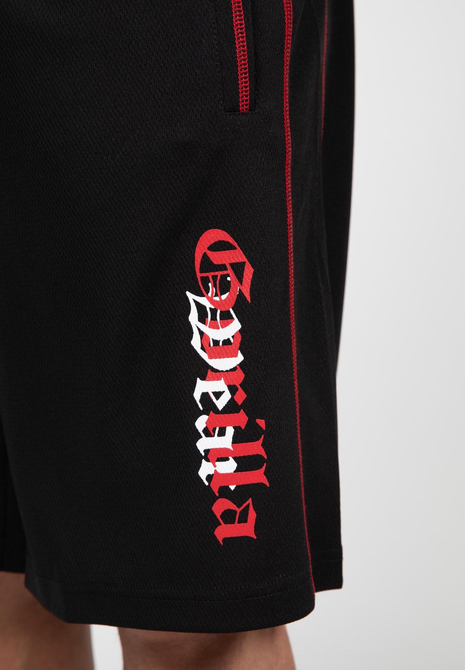 Marlow Mesh Pantaloncini - Nero/Rosso 5/6