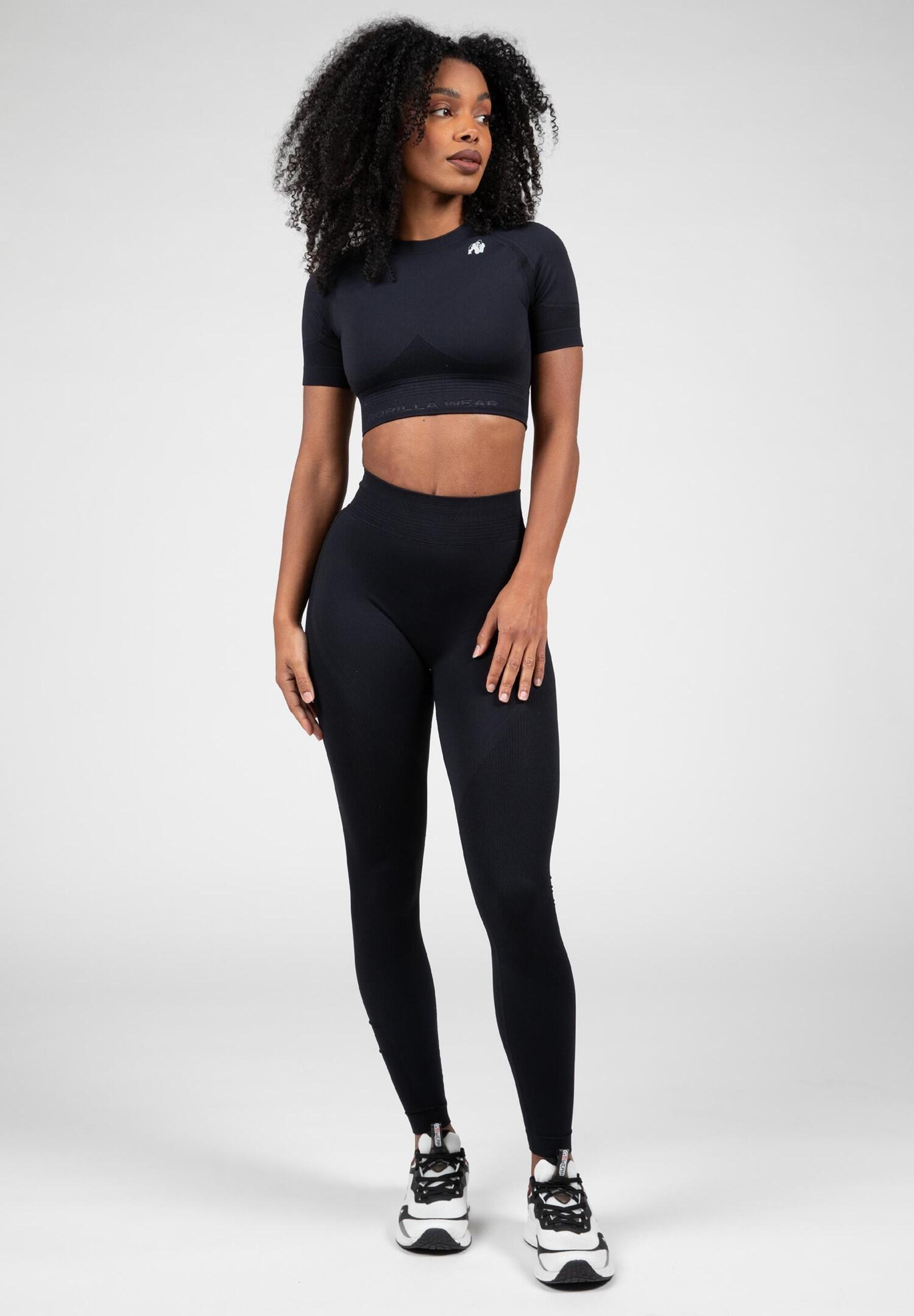 Whitney Sin costura Mallas - Negro 3/6