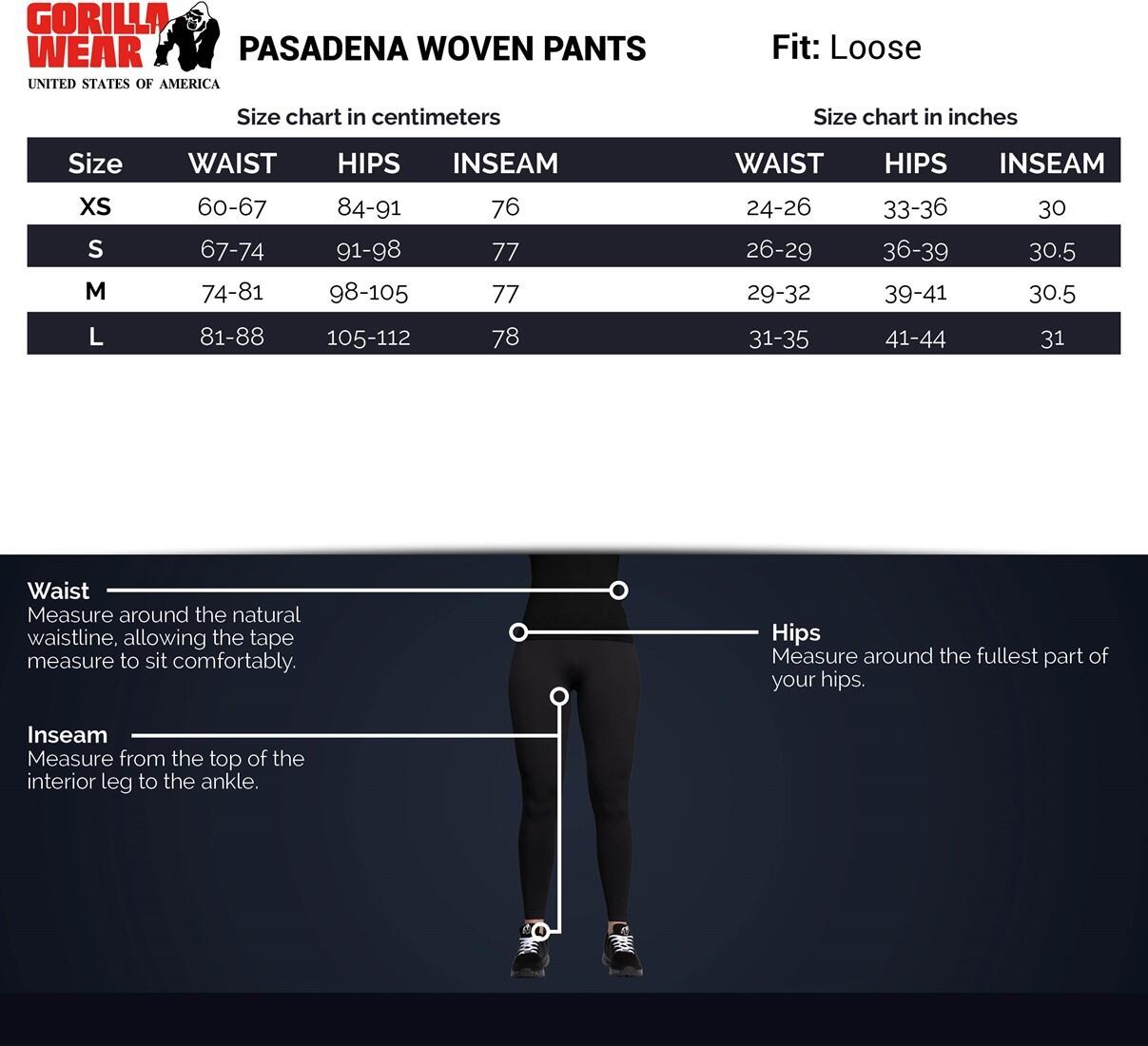Pantalón Chándal Fitness Largo Poliéster Mujer GORILLA WEAR Pasedena Negro 2/6