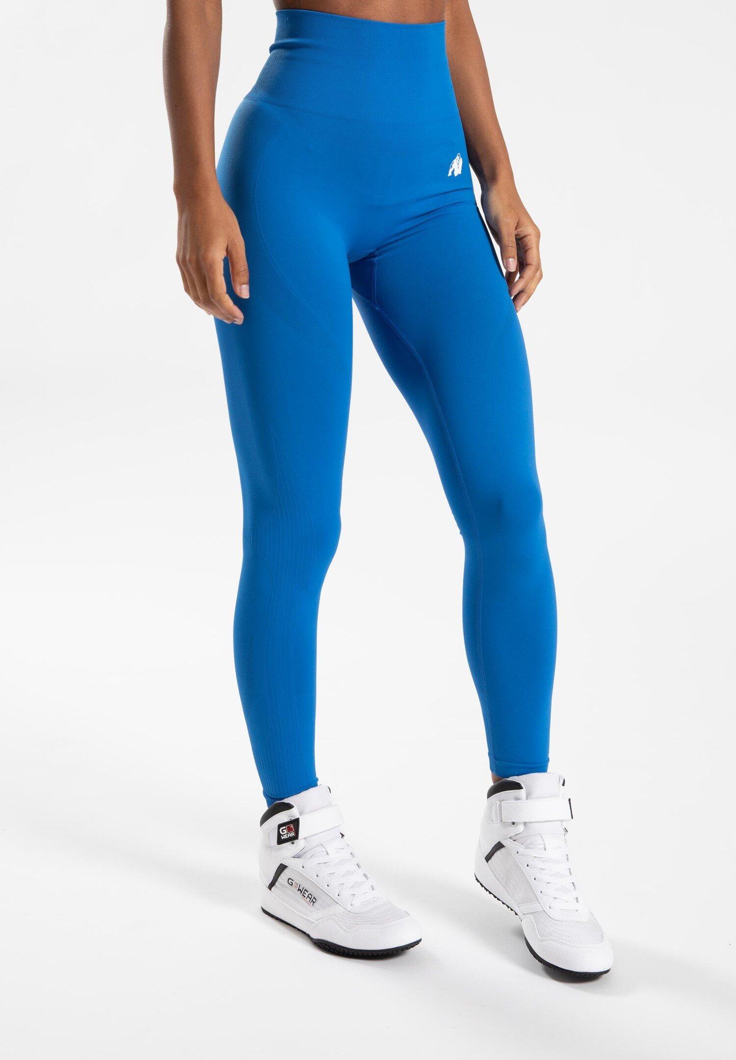Olivia Sin costura Mallas - Azul 5/6