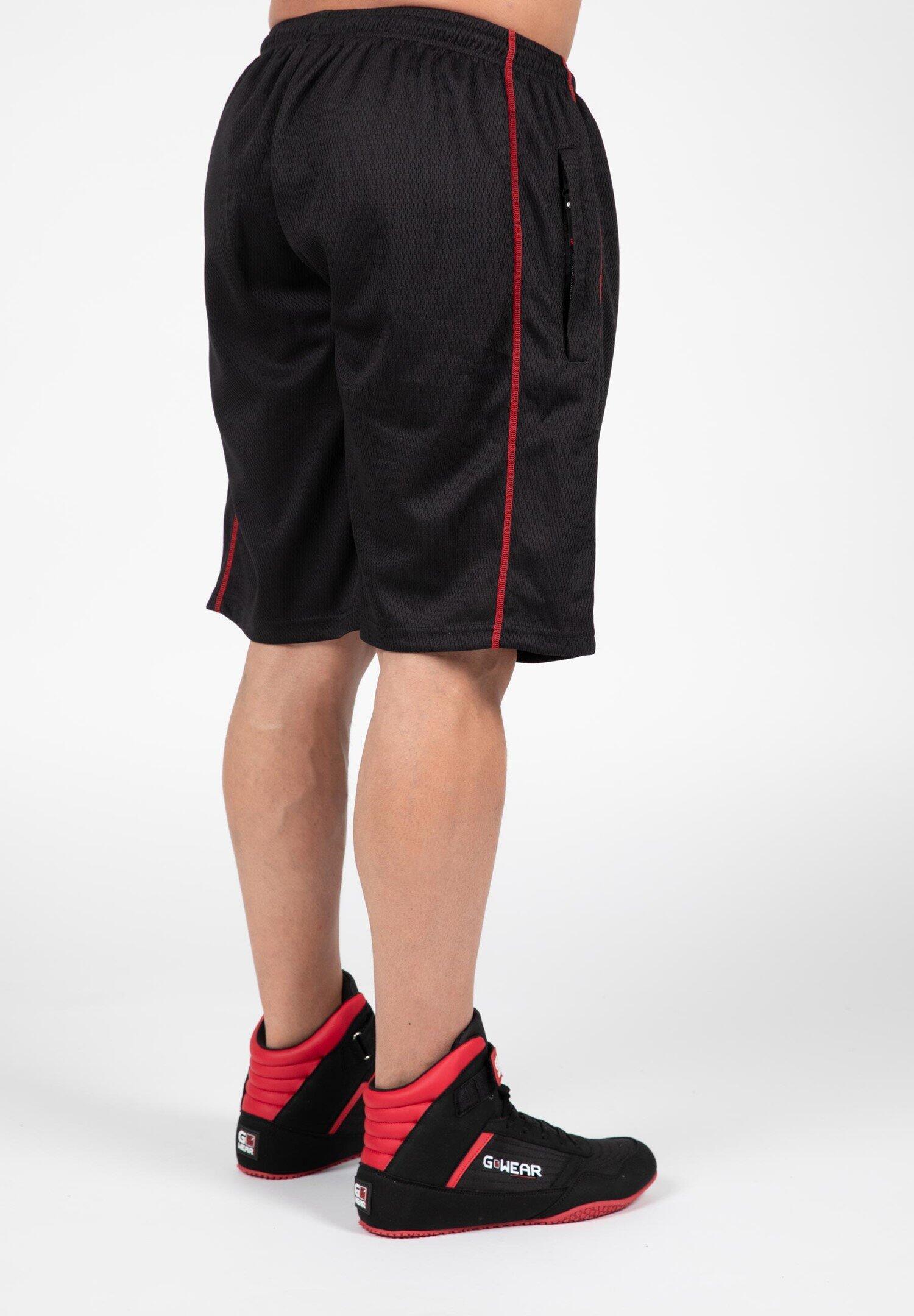 Wallace Mesh Pantaloncini - Nero/Rosso 2/4