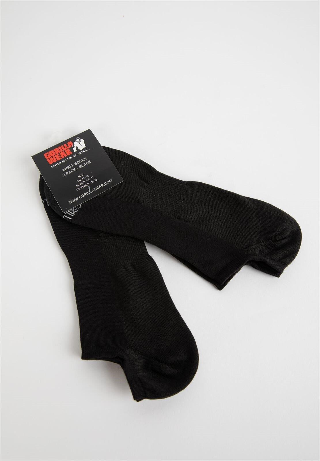 Calcetines tobilleros 2-Pack - Negro - EU 35-38 4/5
