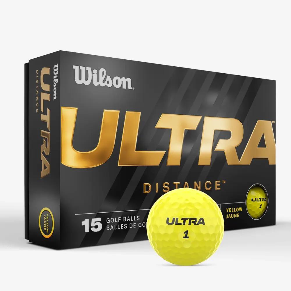 Bolas de Golf Wilson Ultra Distance 15 Amarillo 3/3