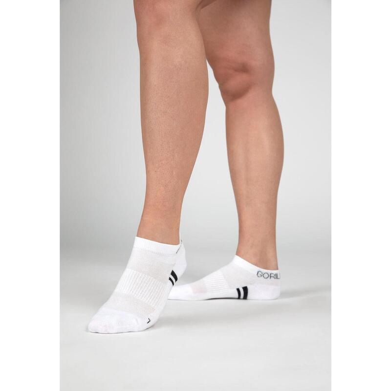 Sosete Quarter Gorilla Wear 2-pack - Alb