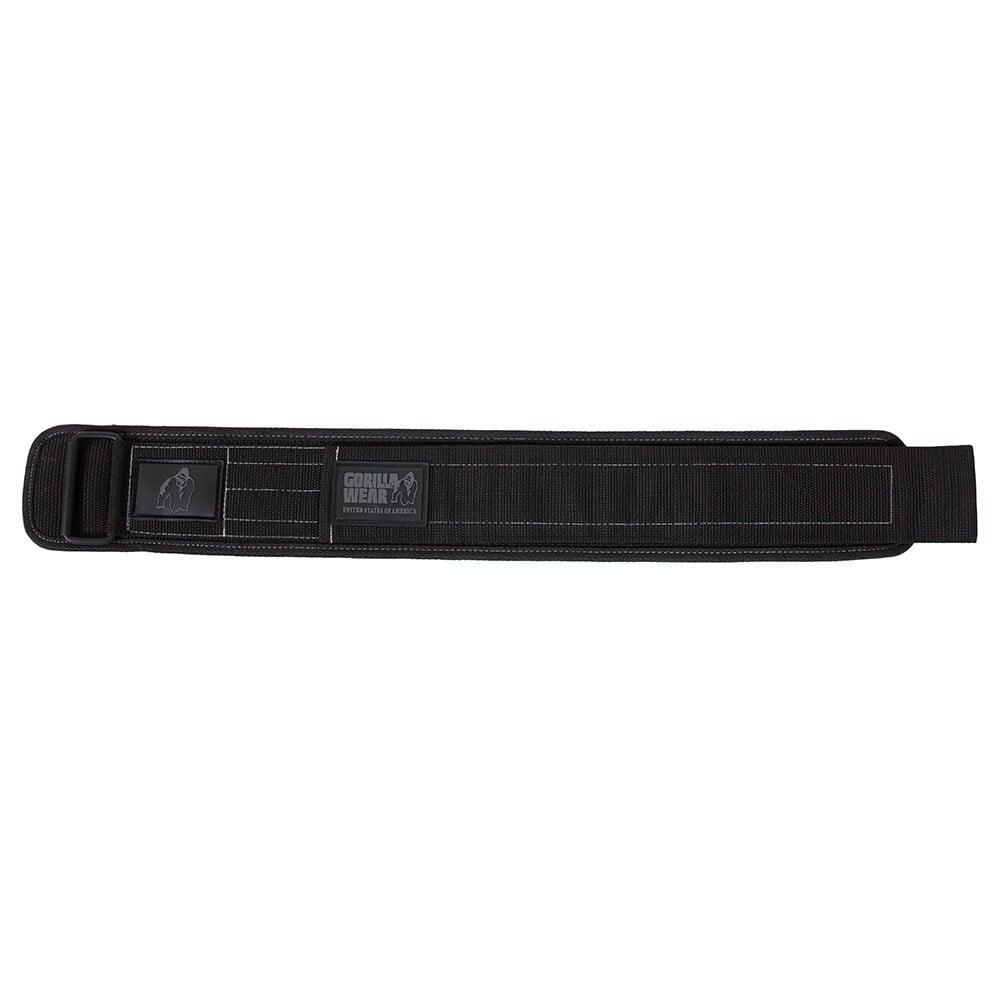 4 Inch Nylon Lifting Belt - Zwart/Grijs 3/6